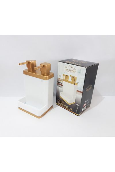 renkli çiçekler 800 ml Δοχείο υγρού σαπουνιού 2 Li 20x12x10 cm Καφέ Δοχείο υγρού σαπουνιού δύο διαμερισμάτων με καπάκι