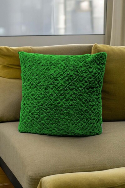 Mislina Home Зелена подушка з автентичним візерунком Bohem Décoratif 43X43 см