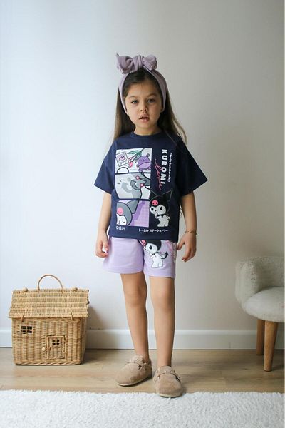 ÖRZİKİDS Printed Girl Shorts Suit 3/10 Years