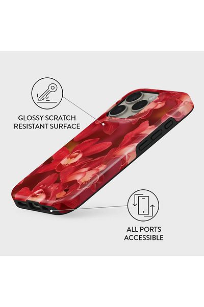 BURGA Phone Case Compatible with iPhone 16 PRO Hybrid 2-Layer Hard Shell Silicone Protective Case