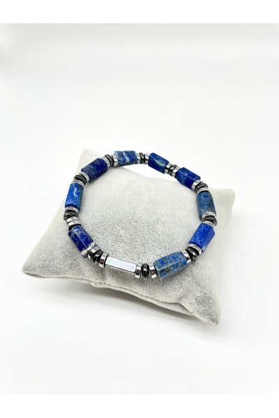 Padore Accessory Lapis Lazuli & Hematit Erkek Bileklik Güç, Zarafet ve Doğall...