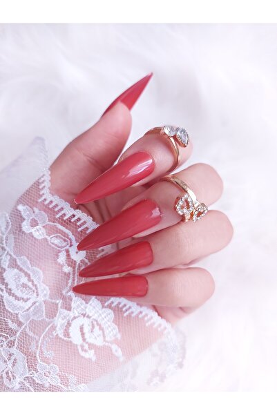 Easy Beauty 24 Adet Renkli Uzun Stiletto Takma Tırnak Seti 1357