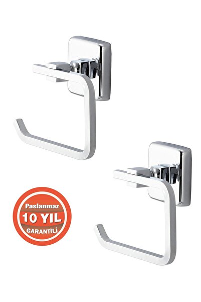 ÇELİK BANYO Paslanmaz Serisi 2 Adet Tuvalet Kağıtlık Kumru 10 Yıl Garantili %...