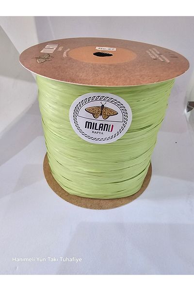 Milano Raffia Bag/Accessory Hand Knitting Thread 1 Piece Color: 27 Neon Green