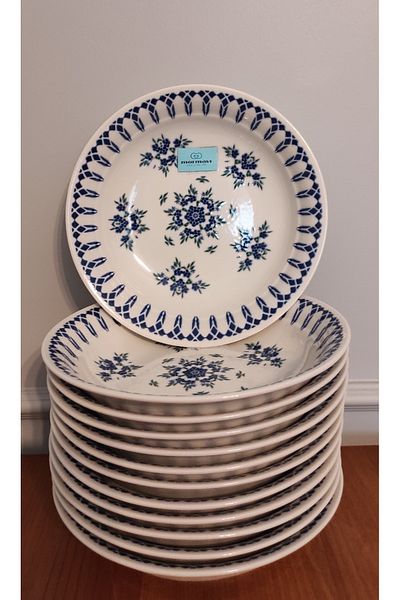 Güral Güral Porcelain Island 12 Pieces 19 cm (Large) Pit Food Plate
