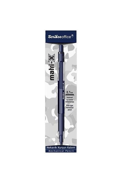 Scrikss Matri-X Versatil 0.7 mm Navy Blue Transparent Amb.