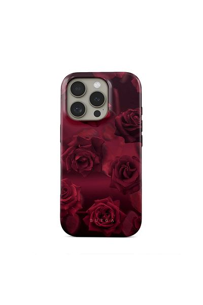 BURGA Phone Case Compatible iPhone 16 PRO Hybrid 2-Layer Hard Shell Silicone Protective Case