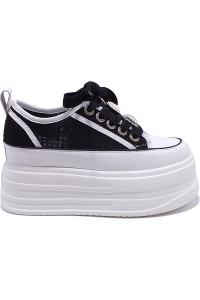 Guja 25Y424-5 Hidden Heel Mesh Platform Shoes (Small Size)