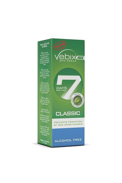 Vebix Vebix Classic Deodorant Cream - 25 ml