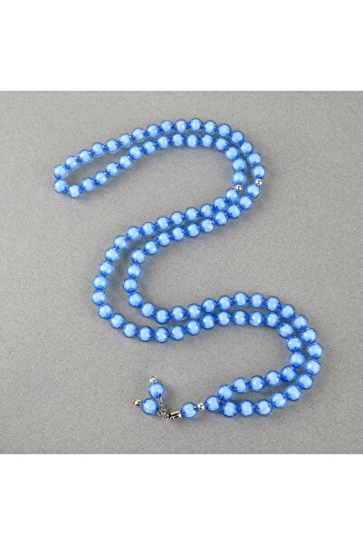 LapisDo Monomer 99luk Küre Kesim 9mm Namaz Tesbihi Mavi