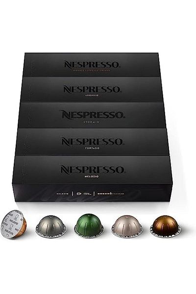 Nespresso VERTUO Line Signature Selection Melozio, Fortado, Stormio, Double Espresso Chiaro, Arondio