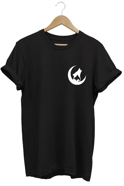 remonz Μπλουζάκι Pocket Wolf με στάμπα 100% βαμβάκι