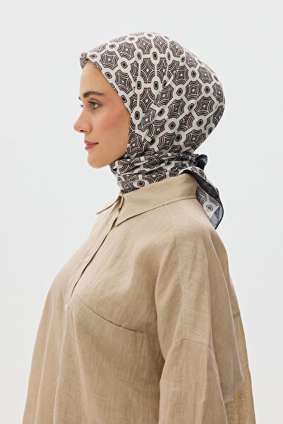 Mira İpek Βαμβακερό μαλακό κασκόλ Mira Pattern