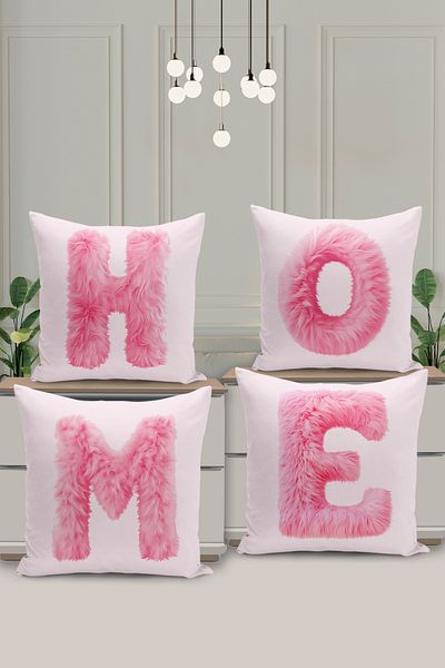 Filamente 4 Piece Heard Digital Printing after Contamination Feather Effect Home Written
