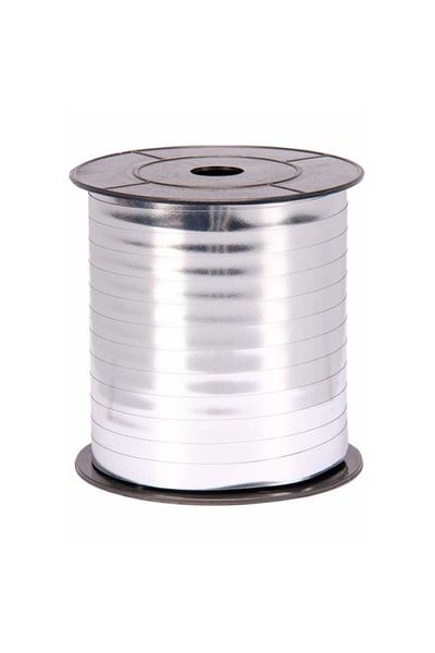 era balon Silver Color Glossy Metallic Raffia 8 mm – 200 Meters Product Quality Is High
