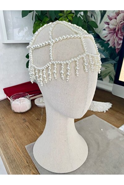 SHİNELİZE Αξεσουάρ μαλλιών με πέρλες, αξεσουάρ μαλλιών για νύφη, νυφικό στέμμα