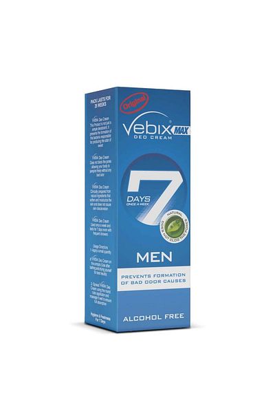 Vebix Vebix Max Men Deodorant Cream - 25 ml