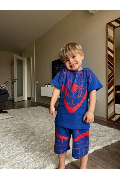 lilnest طقم شورت للأطفال سبايدر مان