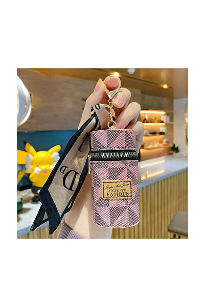 ada çanta kırtasiye breloc multifuncțional cu fermoar cilindru mini geantă po...