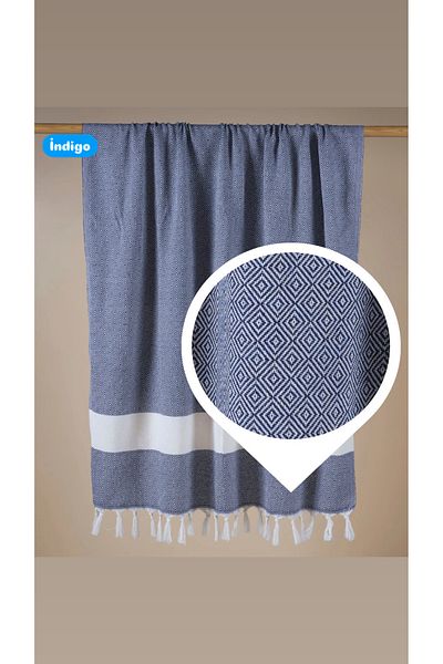 ÇIQRIK HOME Peshtemal de lux din bumbac natural de marime mare - prosop de baie - prosop de plaja