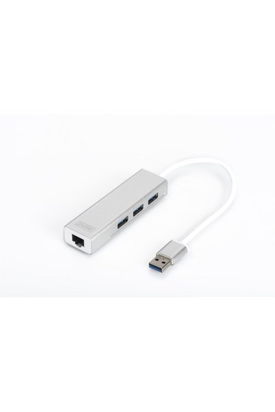 Universal ديجيتالس DA-70250 3 منافذ 3.0 + إيثرنت أسود