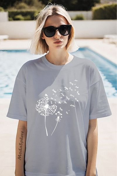 ModaSphere Τυπωμένο Unisex Oversize T-Shirt