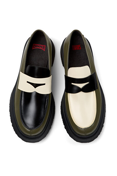 CAMPER Twins Erkek Çok Renkli Deri Makosen Ayakkabı K100633-041