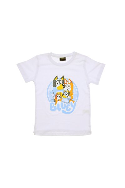 3/6 Yaş Erkek Tshirt Bluey Baskılı