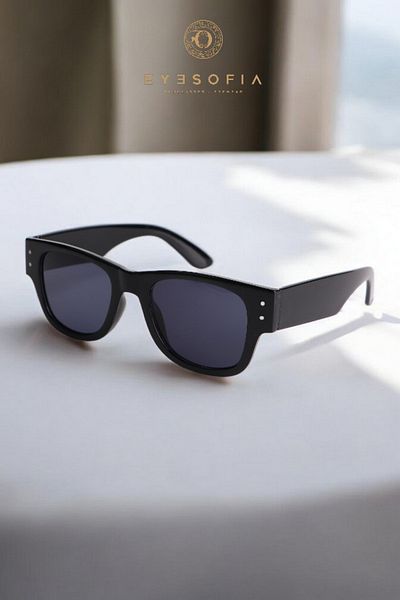 Eyesofia Marco Unisex Black New Season Popular Sunglasses