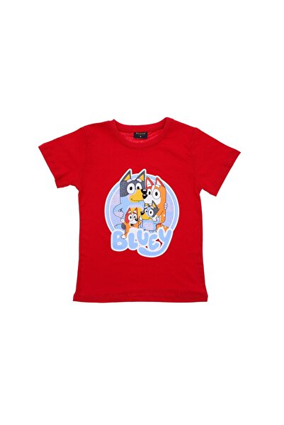 3/6 Yaş Erkek Tshirt Bluey Baskılı
