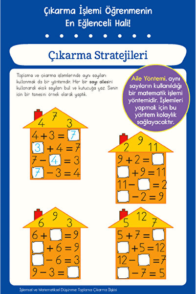 Dikkat Atölyesi Yayınları Zihinden Eğlenceli Öğretici Çıkarma Etkinlikleri