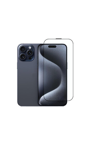 Powerfox iPhone 15 Pro Max Uyumlu Darbelere Karşı Dayanıklı Kristal Netlik An...