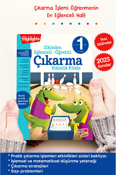 Dikkat Atölyesi Yayınları Zihinden Eğlenceli Öğretici Çıkarma Etkinlikleri