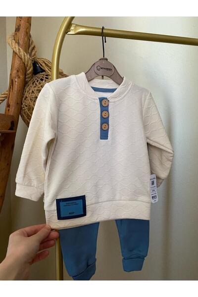 HURİSÖNMEZ Baby Boy Top and Bottom Set