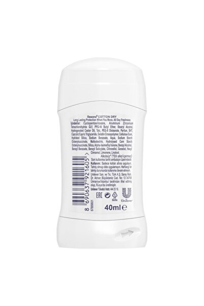 Rexona Women Cotton Dry Roll-on 40ml 3 Adet