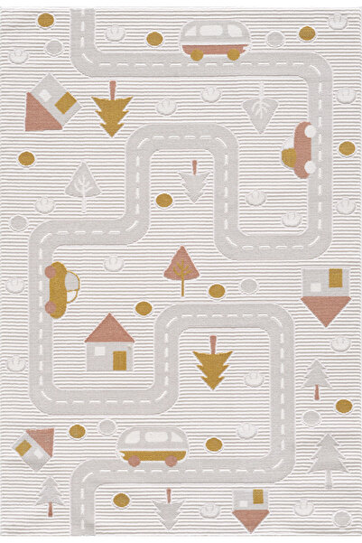 Mariesse Home Kids Serisi Yumuşak Dokulu Bebek Çocuk Odası Halısı Leke Tutmaz