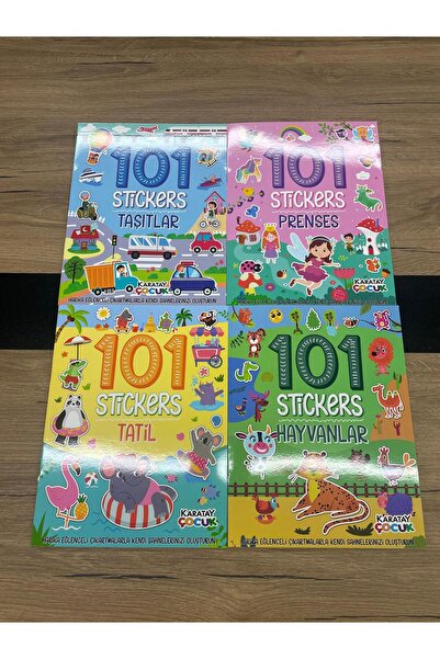 Karatay Çocuk EĞLENCELİ ÇIKARTMALAR SERİSİ 101 STİCKERS TAŞITLAR - TATİL - HA...