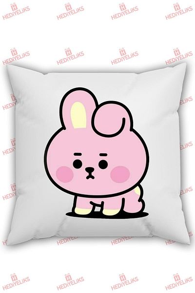 HEDİYELİKS Bts Characters Bt21 Designed Gift Pillow