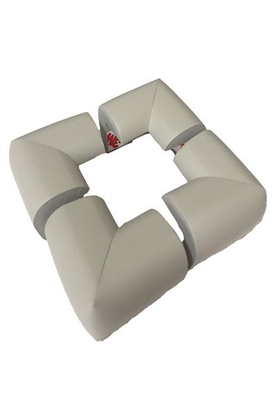 Evokids 4-Piece Rubber Corner Protector (Gray)
