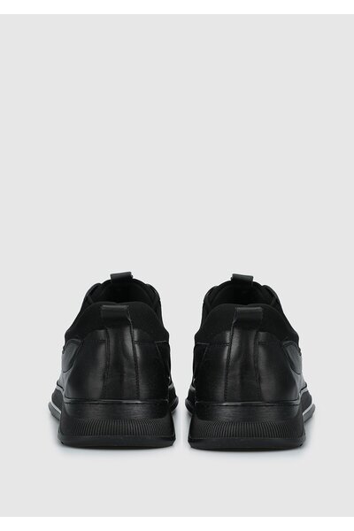 Eclipse Siyah Deri Erkek Ayakkabı