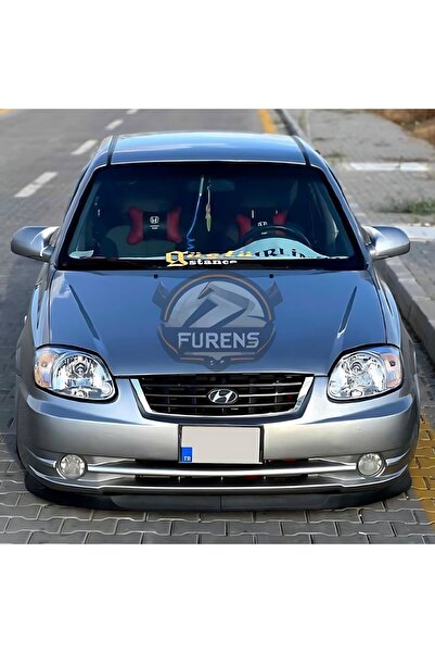 Universal Hyundai Accent Admire 2000-2006 Uyumlu H lip Esnek Ön Lip 2 Parça K...