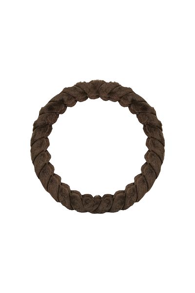 AGC Coffee Premium Large Steering Wheel Cover 40cm, Soft and Anti-Slip