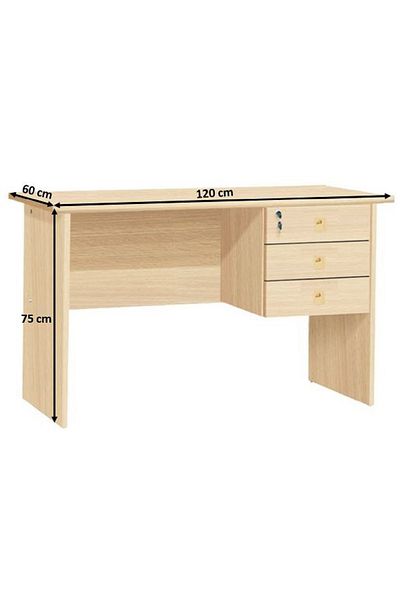 AWF AL WADI FURNITURE Weaved Lockable Office Table with Ergonomic Reclining Mesh Office Chair