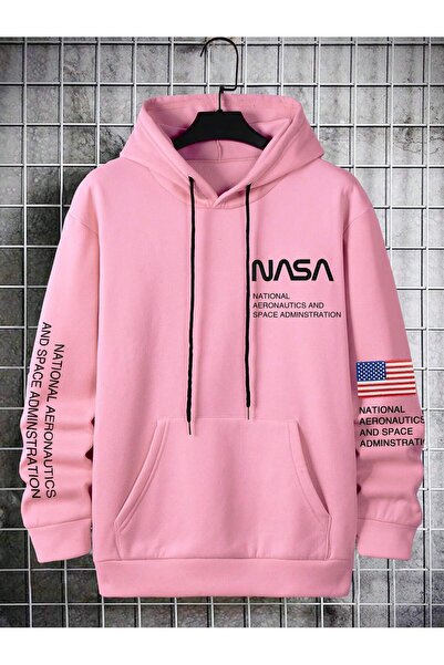 PENTHİLUS Casual Letter Print Hoodie for Men, Simple Design with Casual Feel