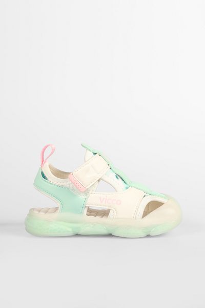 Vicco Live Baby Girl White Light Sandals