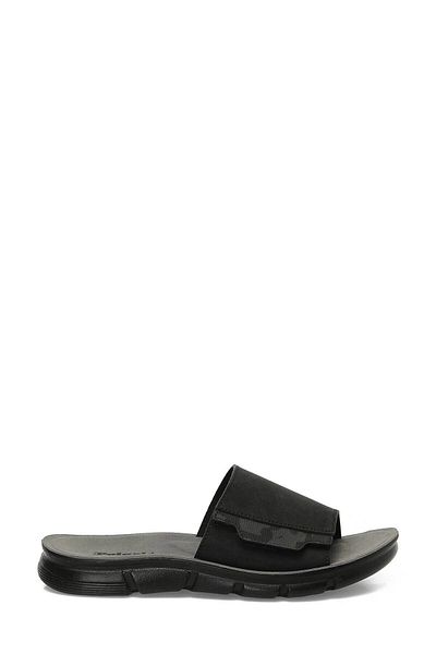 Polaris 406112.M5FX Schwarze Herrenhausschuhe