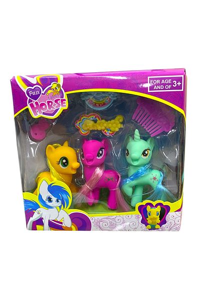 KIZILKAYA اخترت مجموعة Kzl Pony L-a18-7 3 قطع في صندوق 3