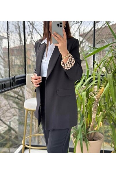 Lavanta Tekstil Шалевий комір з підкладкою Детальний піджак Блейзер