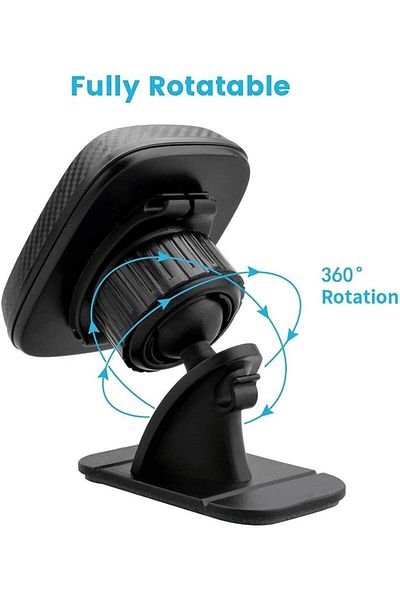 Go-Des Magnetic Dashboard Car Mount Holder Black/Red