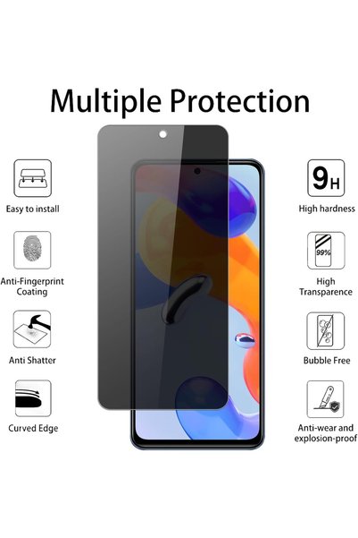 aheaks Tecno Camon 20 Pro 5G واقي شاشة نانو زجاجي غير لامع - قسم الكاميرا مفتوح